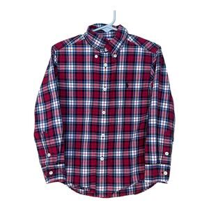 Ralph Lauren Toddler Boys Plaid Button-Down Shirt – Size 4T Long Sleeve Casual